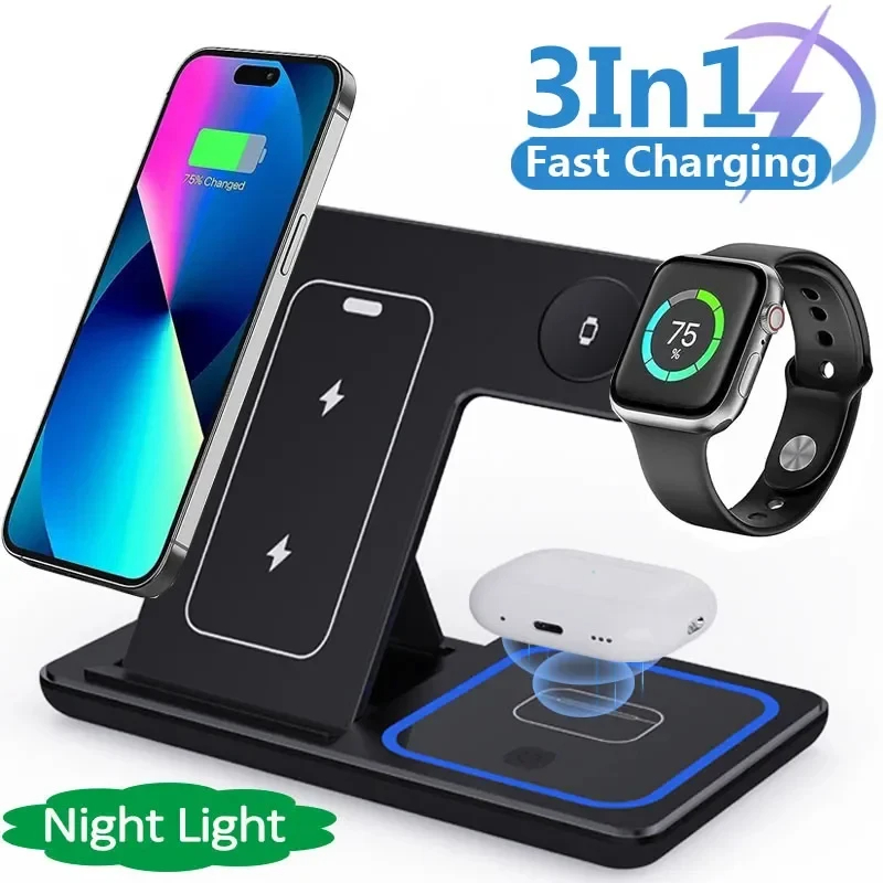 3-in-1 Wireless Charger + AirPods Giveaway Bonus